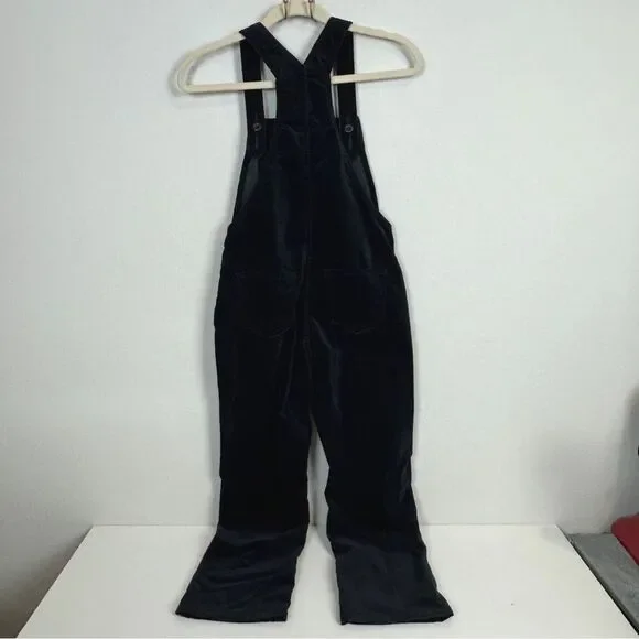 GAP Kids Velvet Black Overalls M - Picture 4 of 7
